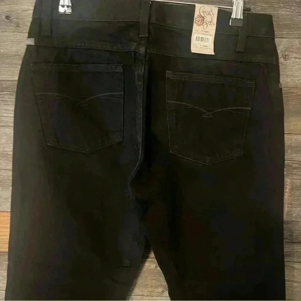 Cruel Girl Woman's Slim Jeans Size 11 Regular Denim Black NWT - Picture 5 of 7